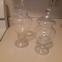 2 Princess House Candy Jar