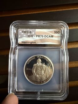 1982-S George Washington silver half-dollar IGC PR70 DCAM