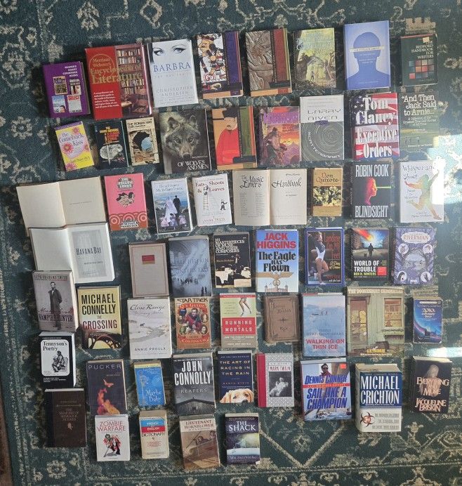 Fiction And Non Fiction Book Lot