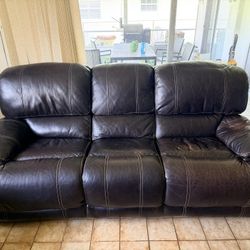 Leather Electric Reclining Couch From Costco