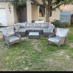 Patio Sofa Set Patio Furniture Patio Couch 9 Piece Patio Furniture Set Outdoor Patio Furniture 🆕🆕