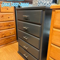 Grey Pinewood Rails Dresser Solid Wood Bar Handles New 