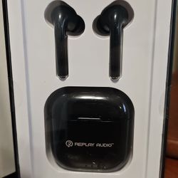 True Wireless Earbuds with Charging Case Bluetooth Pro 2 Replay Audio - New