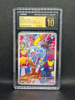 Sobble CGC Pristine 10 Pokémon Black Star Promo