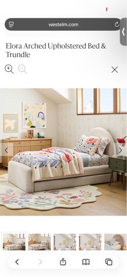West Elm ELORA bed TWIN bed (2 available)