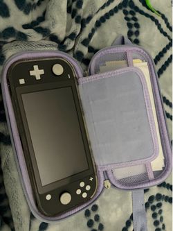 Grey Nintendo switch lite bundle