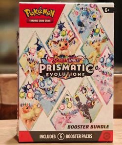 Prismatic evolution booster bundle 6 pack