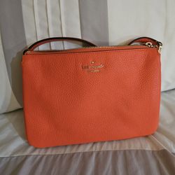 Kate Spade Leila Triple Gusset Leather Purse