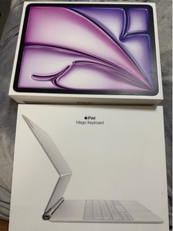 iPad Air 13" (M3 Chip, Cellular) Purple + Magic Keyboard