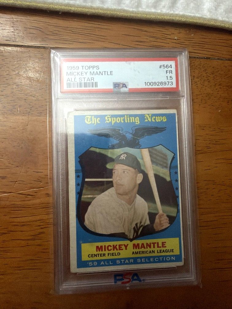 Mickey Mantle 1959 topps 