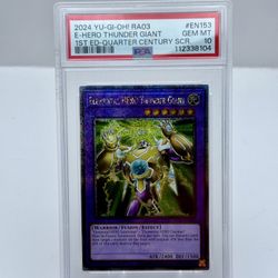 Elemental HERO Thunder Giant QCR RA03-EN153 1st Edition PSA 10