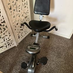 bicicleta estática reclinada plegable, Exerpeutic 400XL