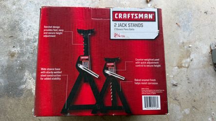 BNIB Craftsman jack stands 2.25 ton