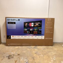 77 “ LG Smart 4K EVO OLED HDR 144HZ C5 77C5 2025 Tv