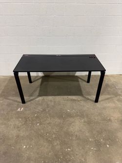 Secretlab MAGNUS Metal Gaming Desk Black All Steel Cable Management Home Office Setup