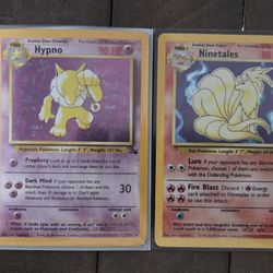 Vintage 90s Holo Pokemon Cards
