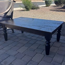 Cost Plus 4’x 2’ Solid Wood Coffee Table