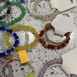 Handmade Stretch Bracelets Stocking Stuffers