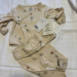 Organic Cotton Winnie The Pooh  Size  Newborn