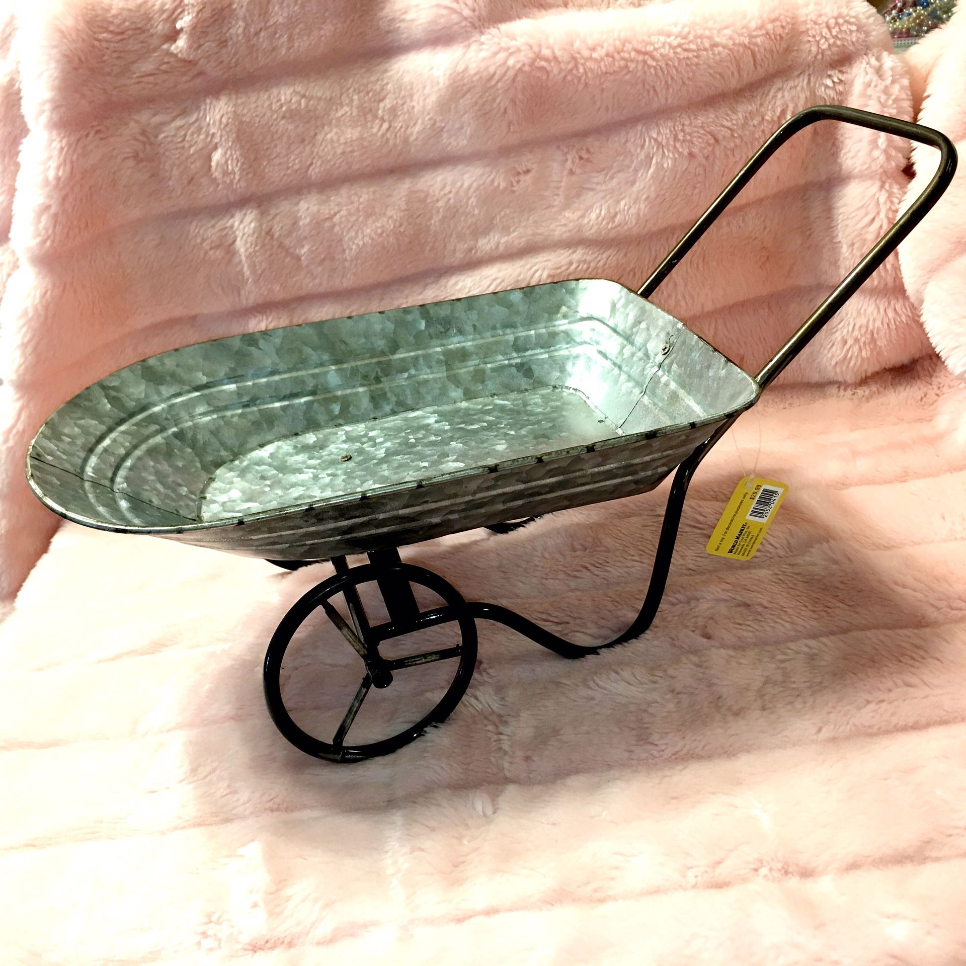 World Market Decorative Wheelbarrow