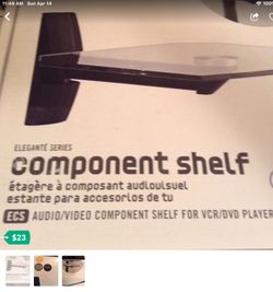 DVD or Cablebox shelf