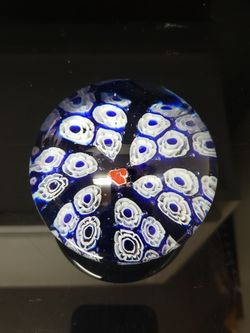 Millefiori esk paperweight