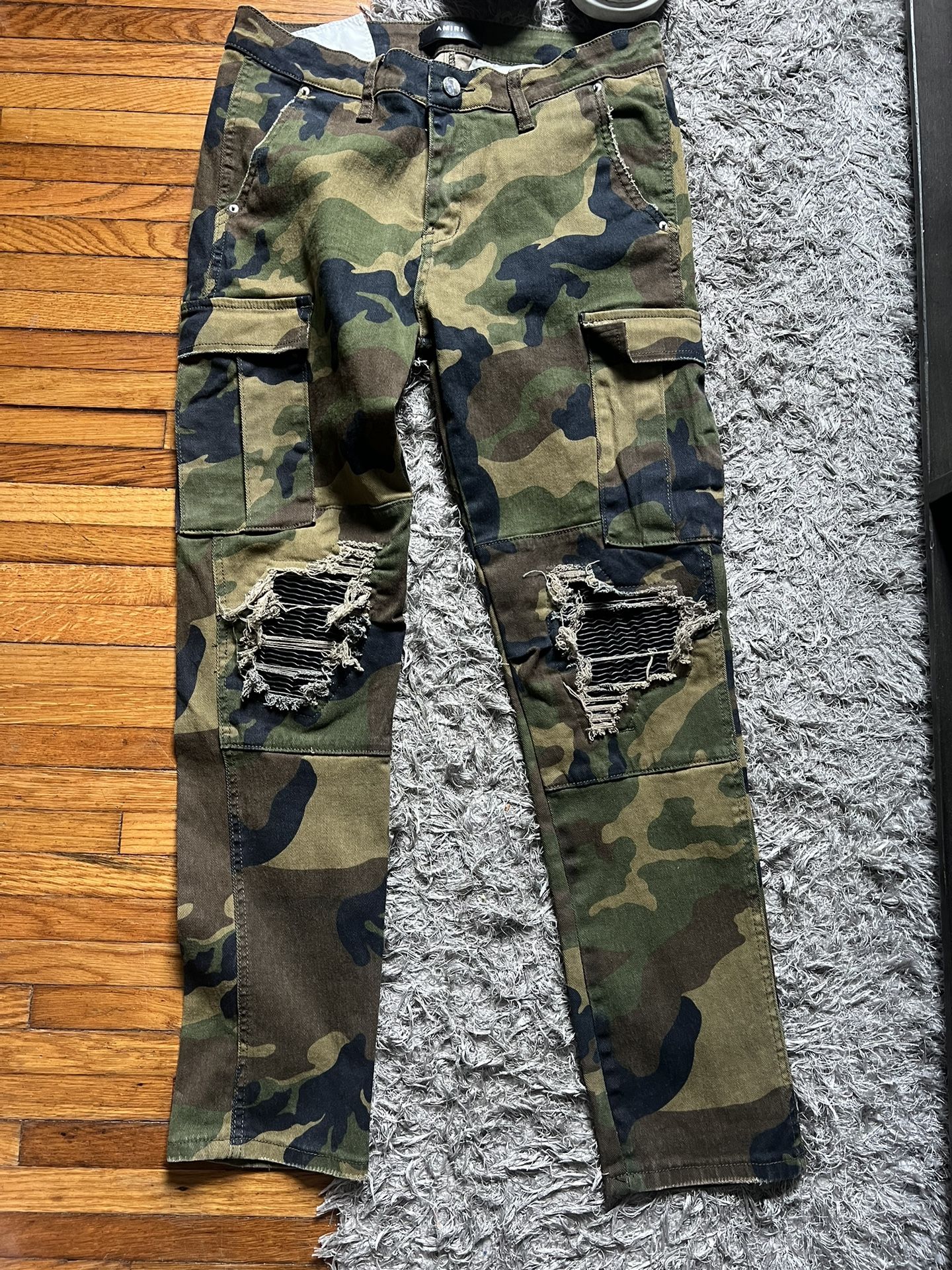 Amiri Size 31 Or 32 Camo Pants 