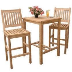 New Teak Bar Set