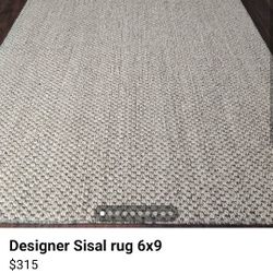 Designer Sisal Rug 6x9