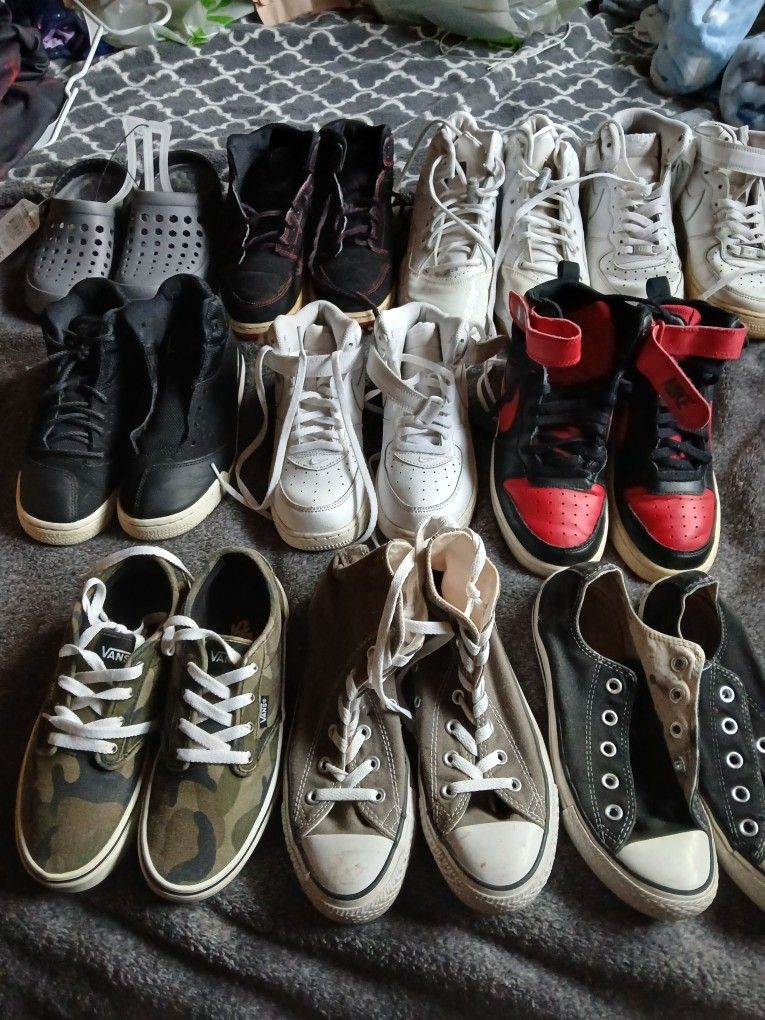 Nike, Vans & Converse Shoes $5 each