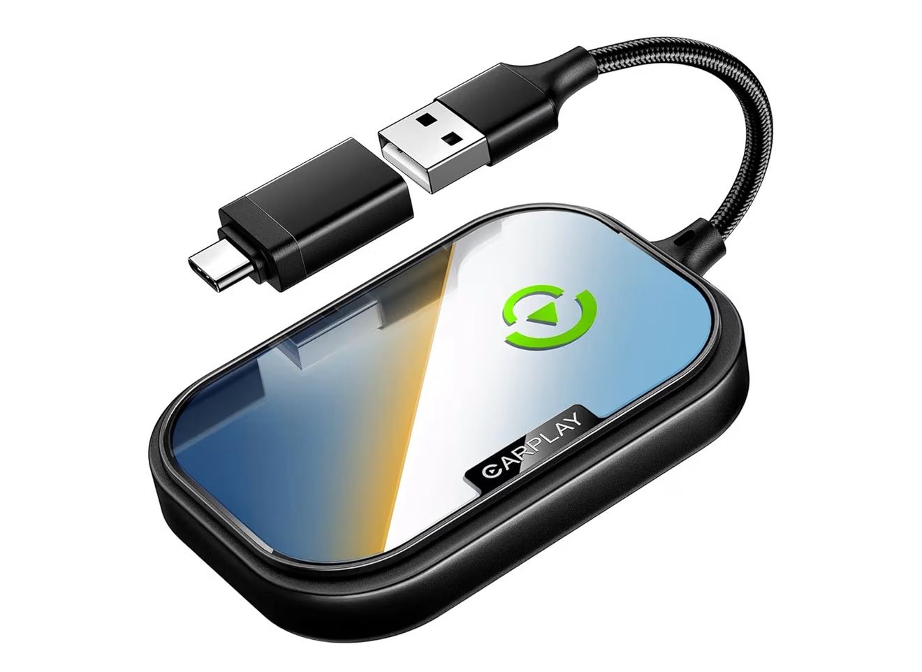 Wireless CarPlay Adapter for Apple iPhone, Converts Factory Wired CarPlay to Wireless CarPlay 2024 Upgrade Plug & Play Auto Connect for Cars from 2015