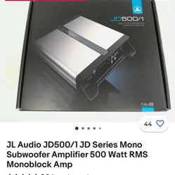 Two 500 Watts Jl Amps Like New 