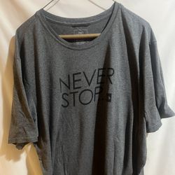 The North Face Size XXL Gray NEVER STOP T Shirt Short Sleeve Used Good Condition $20 Meet Up In Irving @dfwgoods