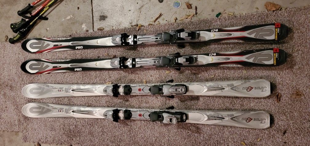 2 Pair Of Skis â›· need Gone ASAP