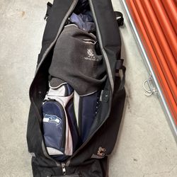 Super Bowl Ready, Travel Bag, Cart Bag, Clubs