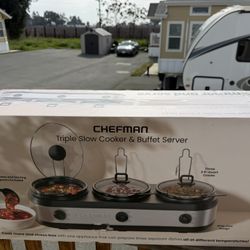 CHEFMAN Slow Cooker/buffet Server