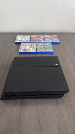 Original Sony PS4 Console + 5 Games – Factory Reset