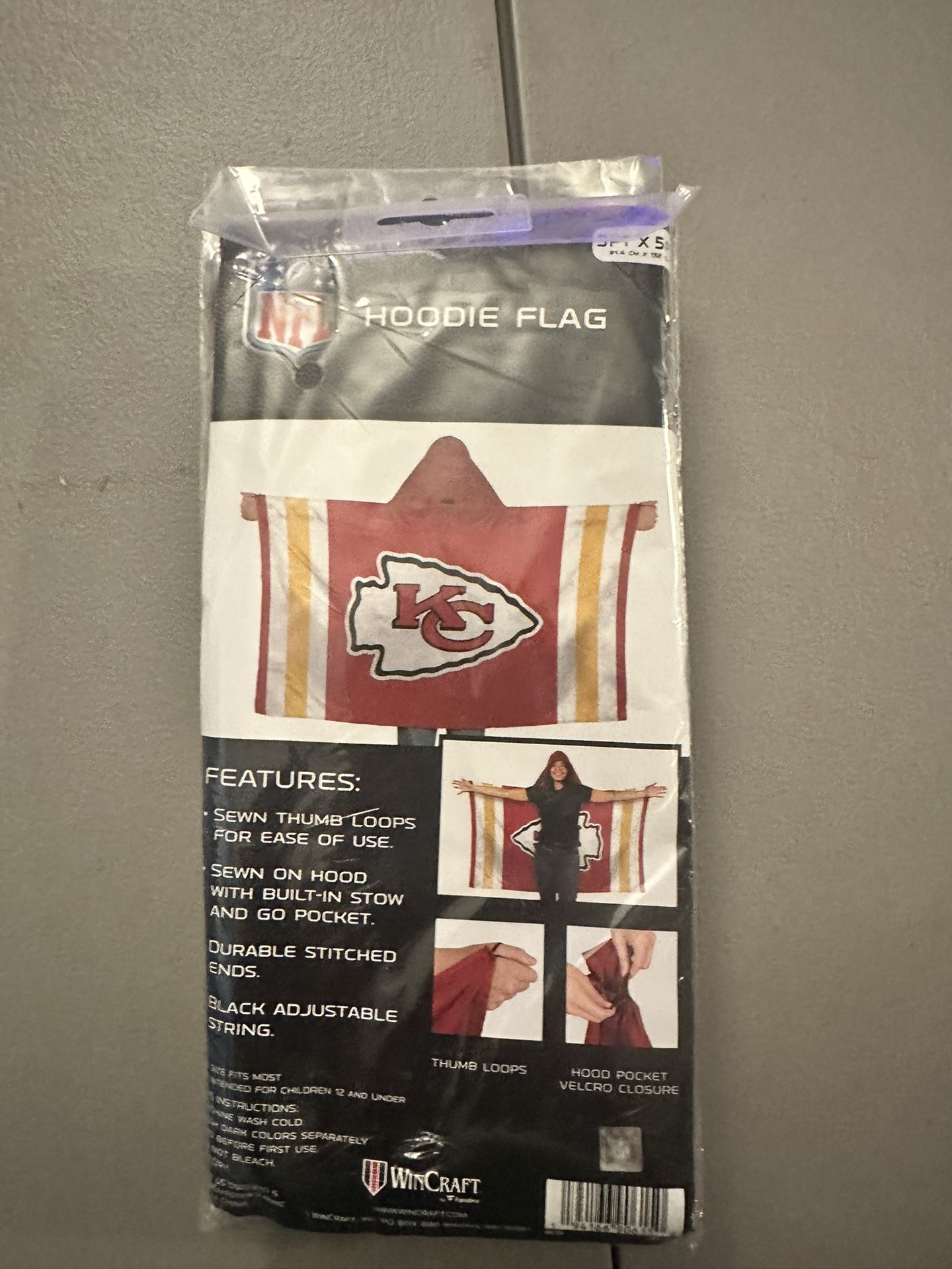 Hoodie Flag CHIEFS (NEW - Licensed)