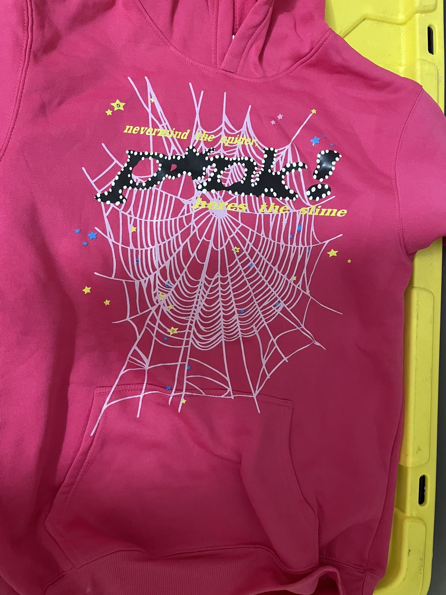 Pink Sp5der Hoodie V2 hoodie