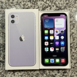 iphone 11 64GB purple unlocked excellent condition like new