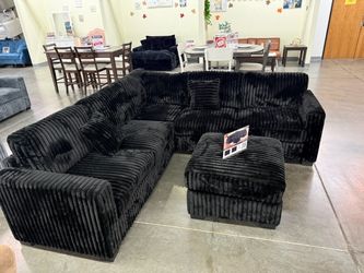 New black sectional