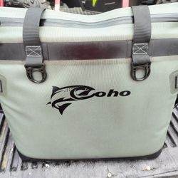Coho Fishing Hanging Cooler In Good Condition 
