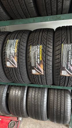 Set New Tires Size 225/45/17 BLACKHAWK A/S