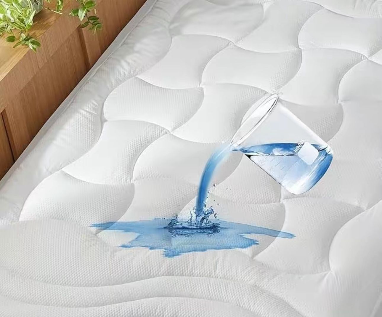 Brand new Waterproof Mattress Pad Twin-xl (39x80+16)(cash & pick up only)