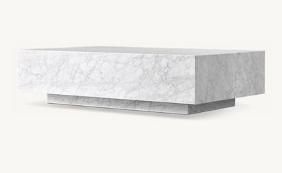 RH Rectangular Mable Coffee Table