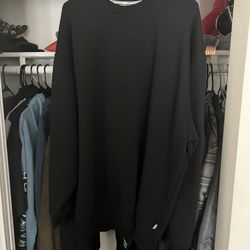 Black Pro Club Crew Neck Sweatshirt 2XL 