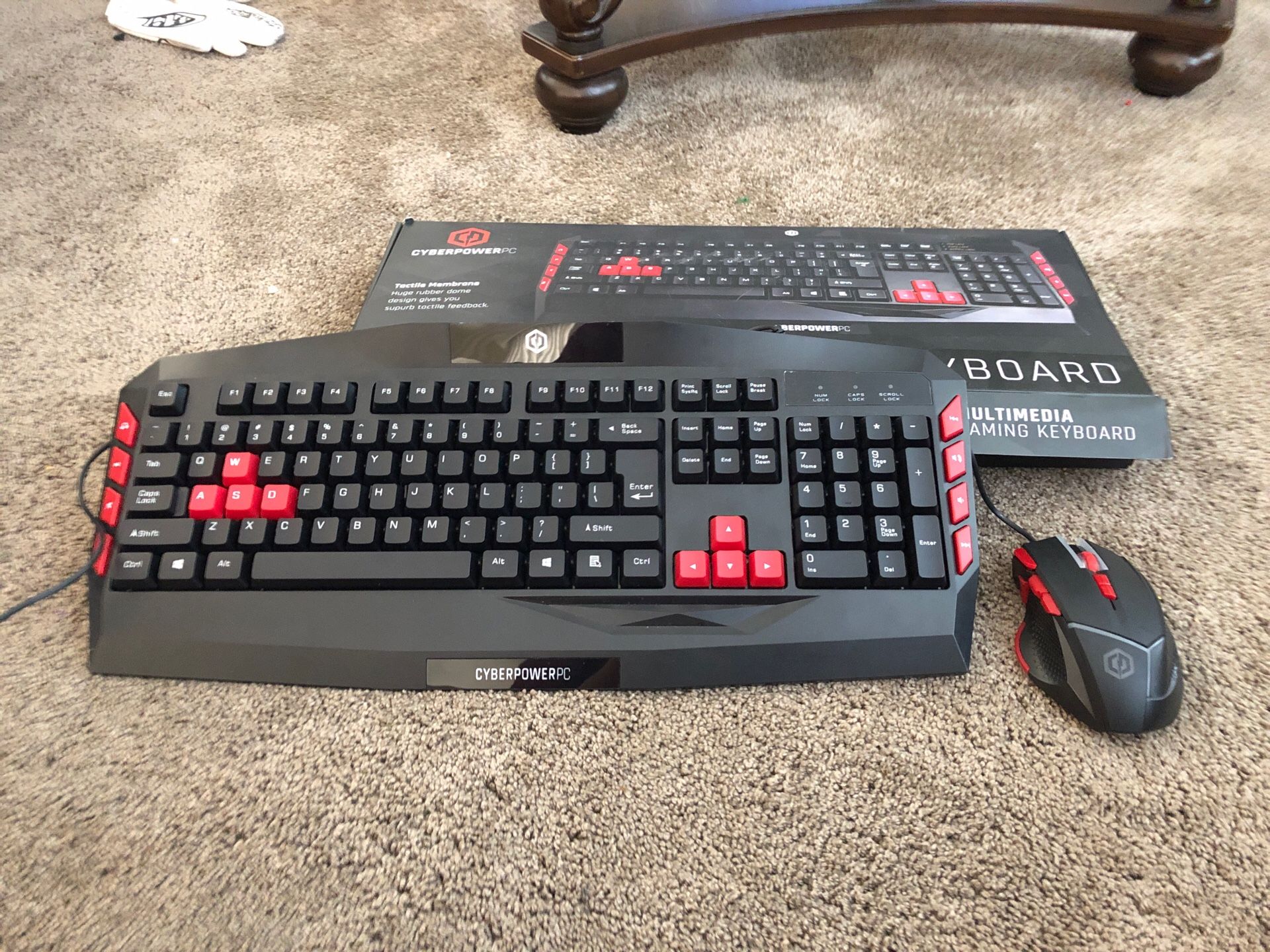 CyberPower PC Keyboard and Mouse.