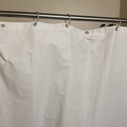 Shower Curtain  With Rings 