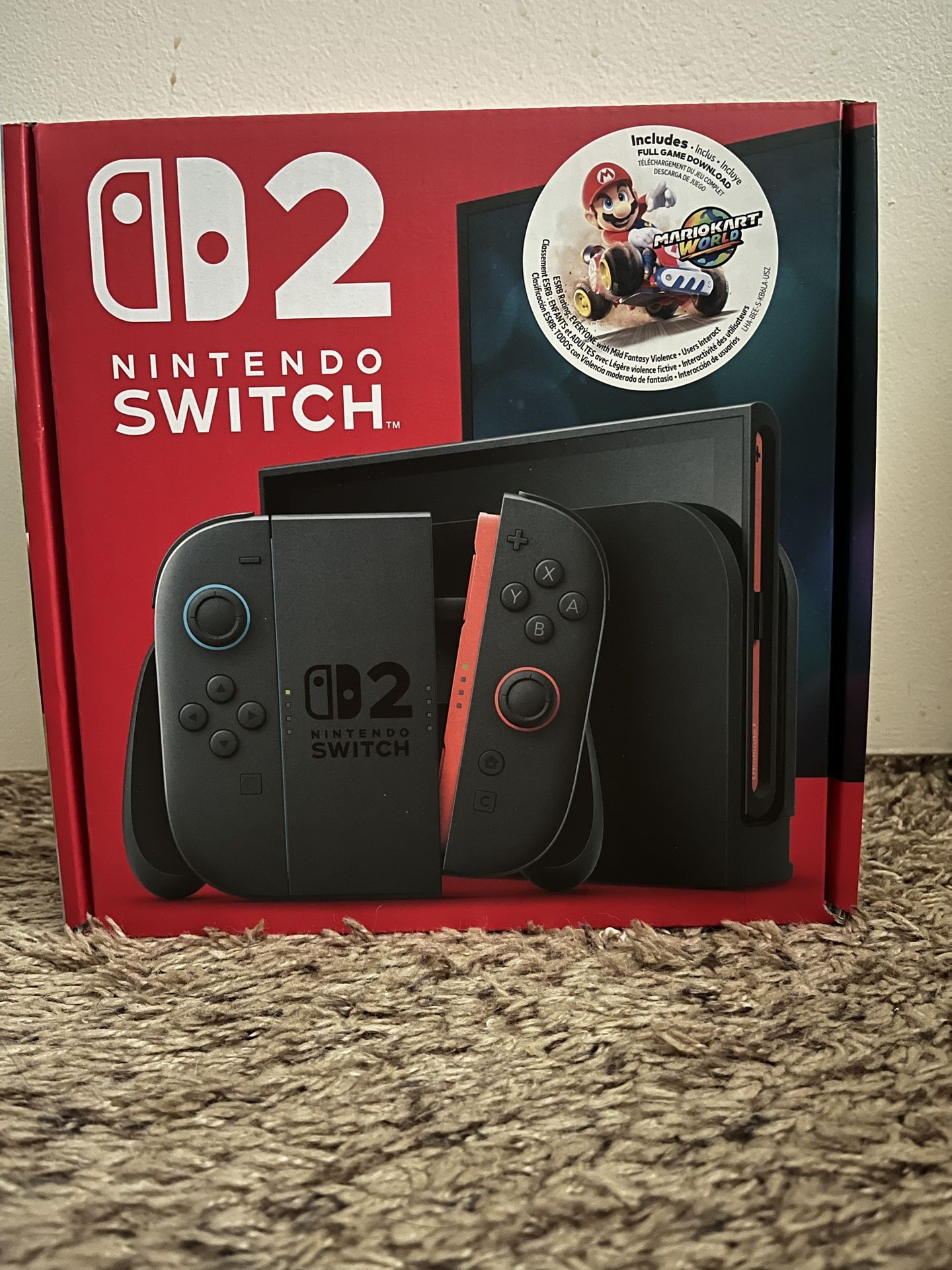 Unopened Switch 2 Mario Kart World Bundle