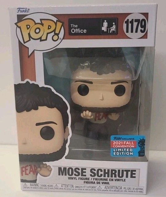 NEW Funko Pop Mose Schrute 1179 The Office Fall Convention Exclusive 2021 Figure